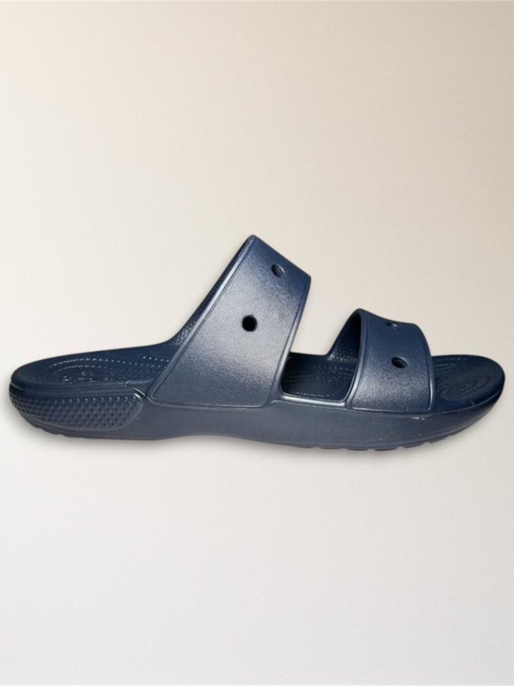 Crocs Classic‎ Slide Sandals Navy Blue Iconic Comfort Mens 10 Casual Travel